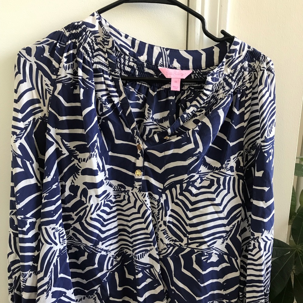 Lilly Pulitzer silk blouse